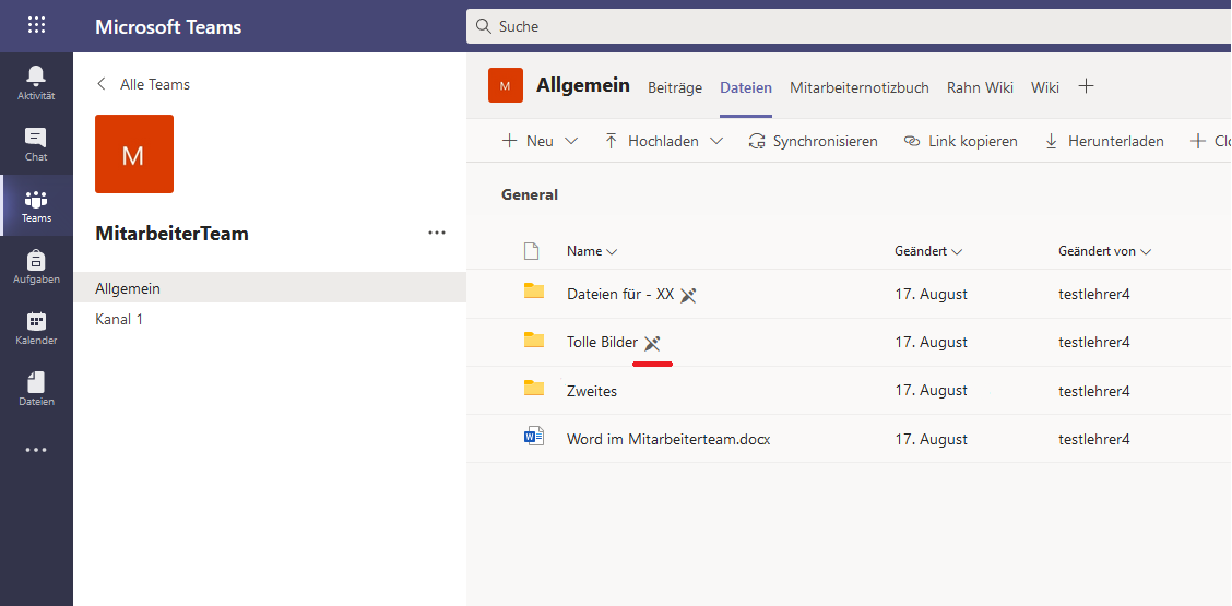 Teams-Dateien synchronisieren mit Onedrive   Zugriffsrechte in ...